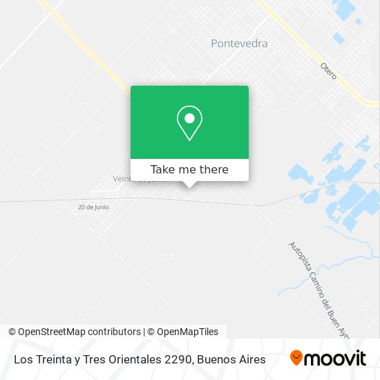 Los Treinta y Tres Orientales 2290 map