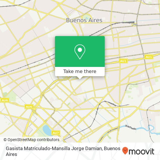 Gasista Matriculado-Mansilla Jorge Damian map