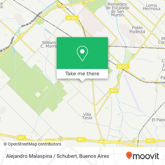 Alejandro Malaspina / Schubert map