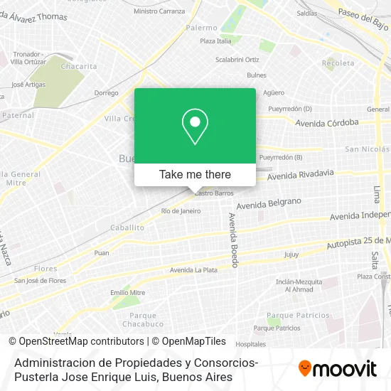 Administracion de Propiedades y Consorcios-Pusterla Jose Enrique Luis map