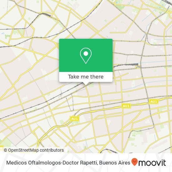 Medicos Oftalmologos-Doctor Rapetti map