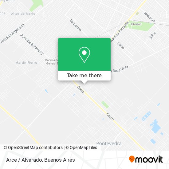 Arce / Alvarado map