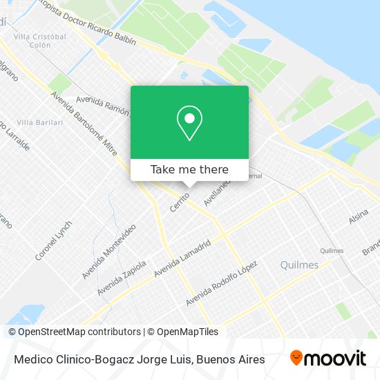 Mapa de Medico Clinico-Bogacz Jorge Luis