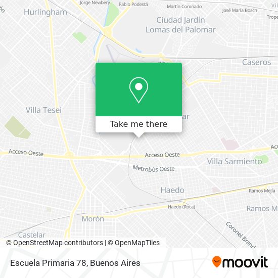 Escuela Primaria 78 map