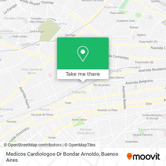 Medicos Cardiologos-Dr Bondar Arnoldo map