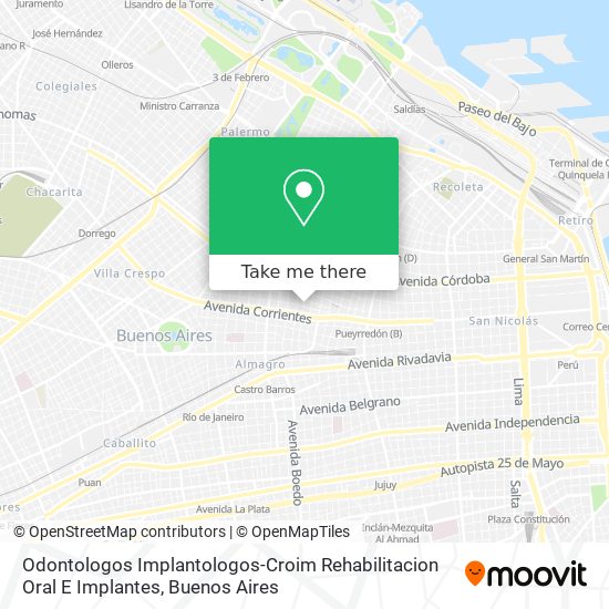 Odontologos Implantologos-Croim Rehabilitacion Oral E Implantes map