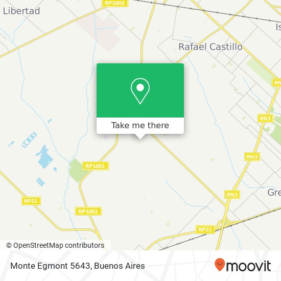 Monte Egmont 5643 map