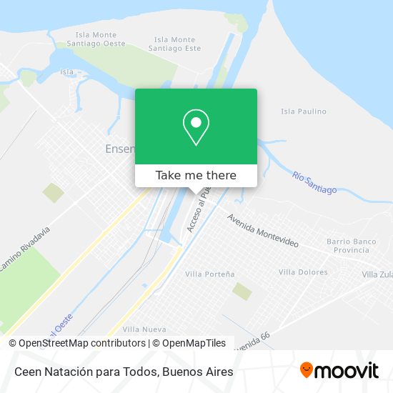 Ceen Natación para Todos map