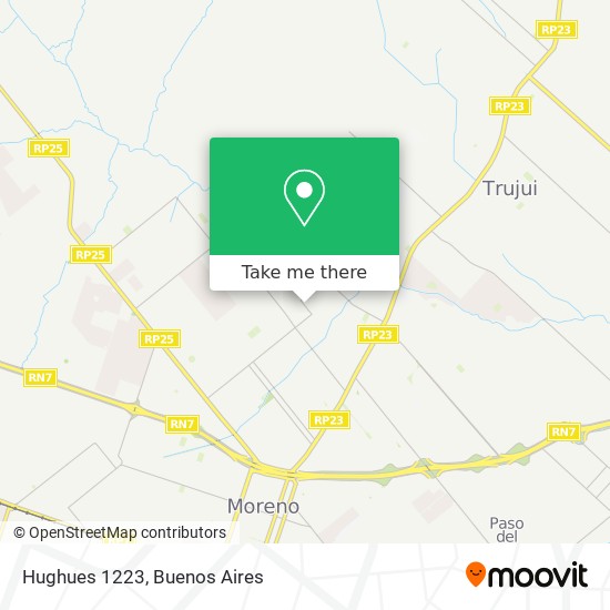 Hughues 1223 map