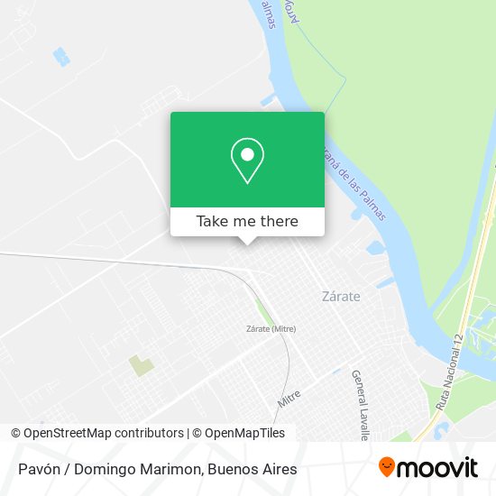 Pavón / Domingo Marimon map