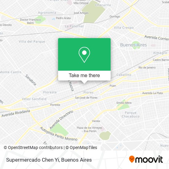 Supermercado Chen Yi map