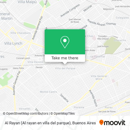 Al Rayan (Al rayan en villa del parque) map