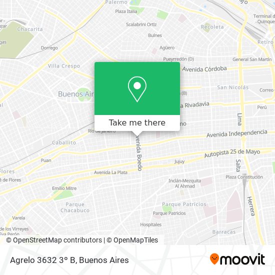 Agrelo 3632 3º B map