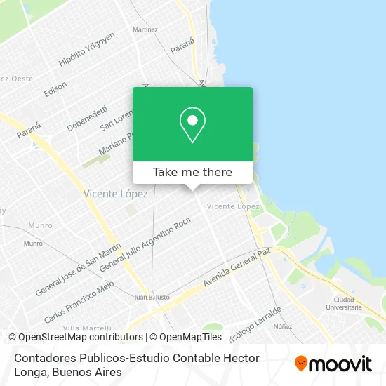 Contadores Publicos-Estudio Contable Hector Longa map