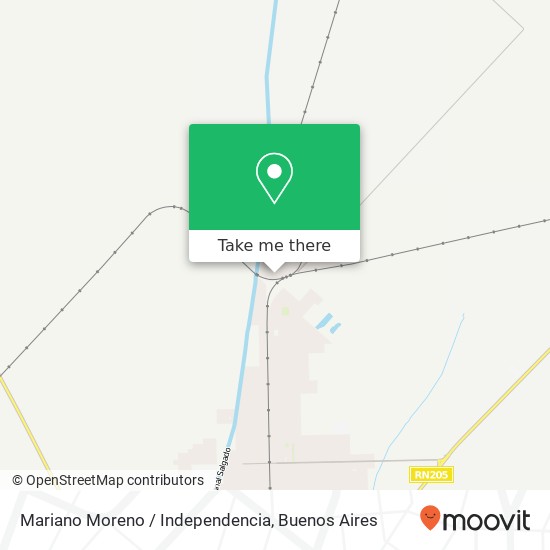 Mariano Moreno / Independencia map