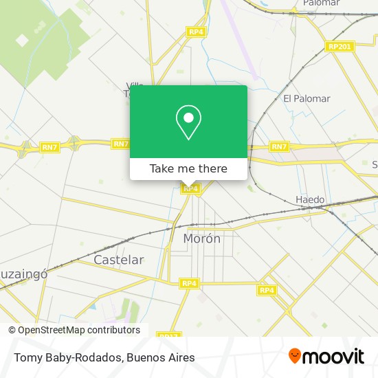 Tomy Baby-Rodados map