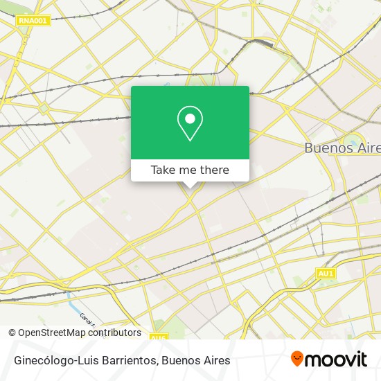 Ginecólogo-Luis Barrientos map