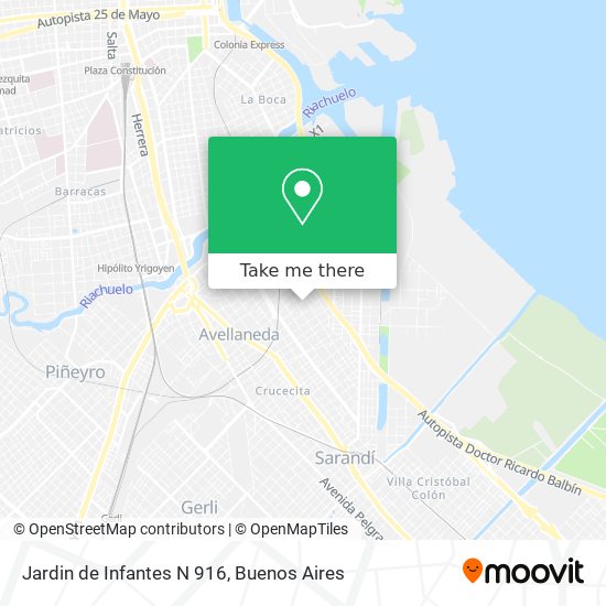 Mapa de Jardin de Infantes N 916