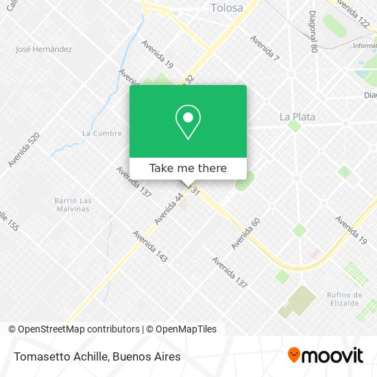 Tomasetto Achille map
