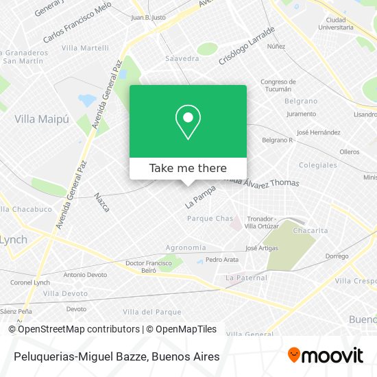 Peluquerias-Miguel Bazze map