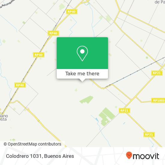 Mapa de Colodrero 1031