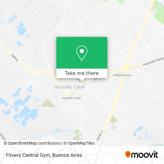 Fitvers Central Gym map