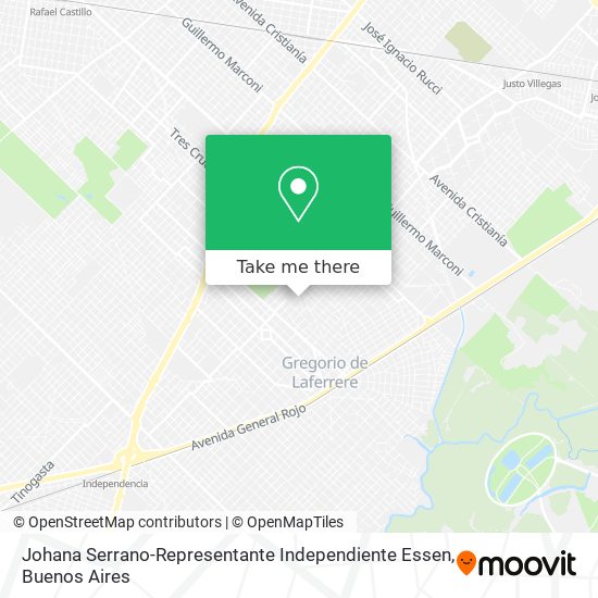 Mapa de Johana Serrano-Representante Independiente Essen