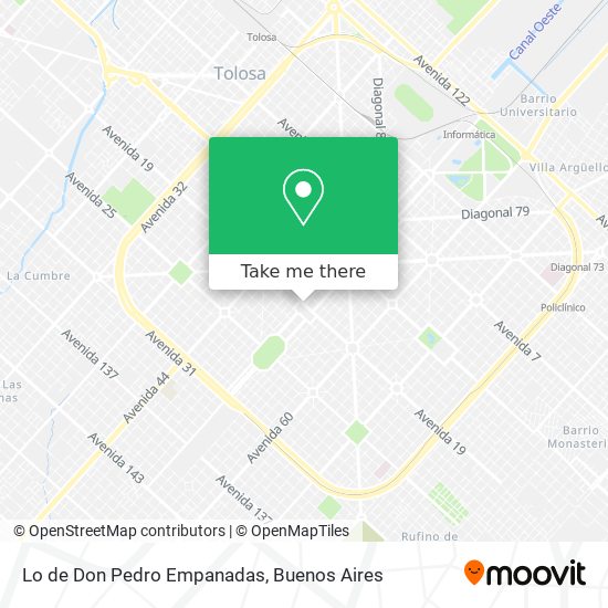Lo de Don Pedro Empanadas map