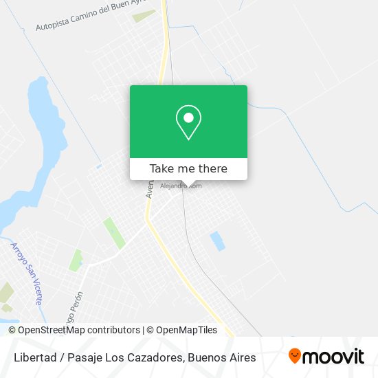 Mapa de Libertad / Pasaje Los Cazadores