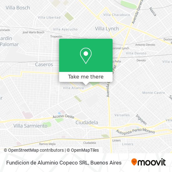 Fundicion de Aluminio Copeco SRL map