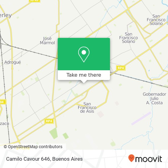 Camilo Cavour 646 map