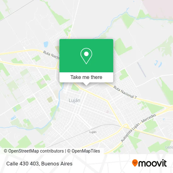Calle 430 403 map