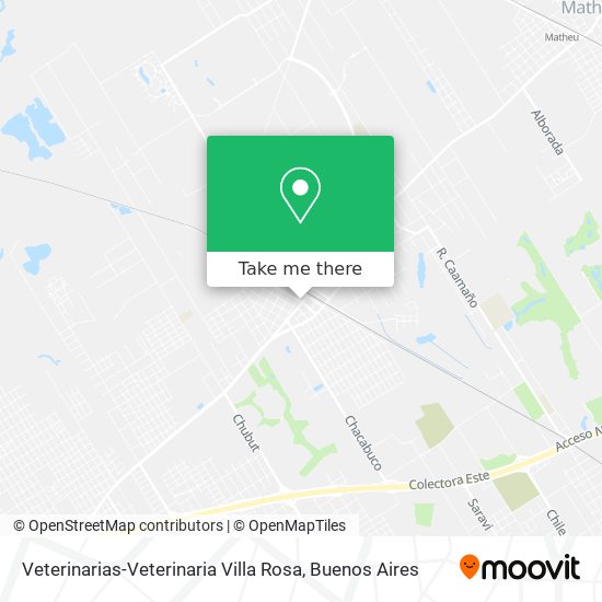 Mapa de Veterinarias-Veterinaria Villa Rosa