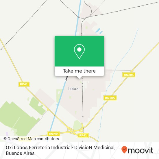 Oxi Lobos Ferreteria Industrial- DivisióN Medicinal map