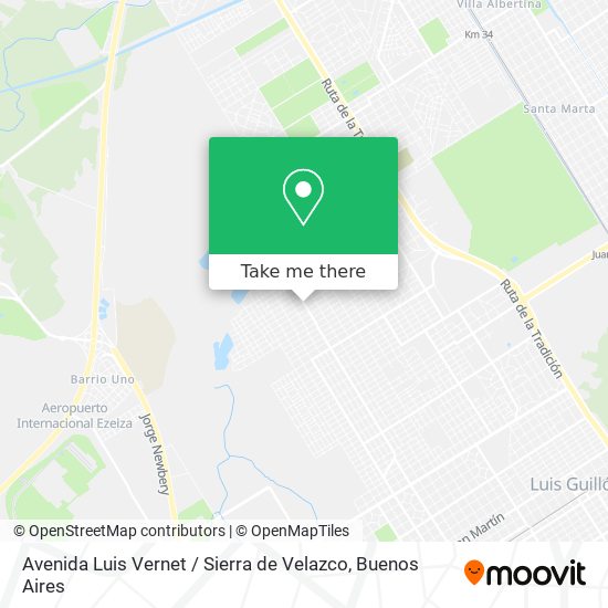 Avenida Luis Vernet / Sierra de Velazco map