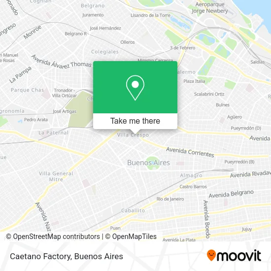 Mapa de Caetano Factory
