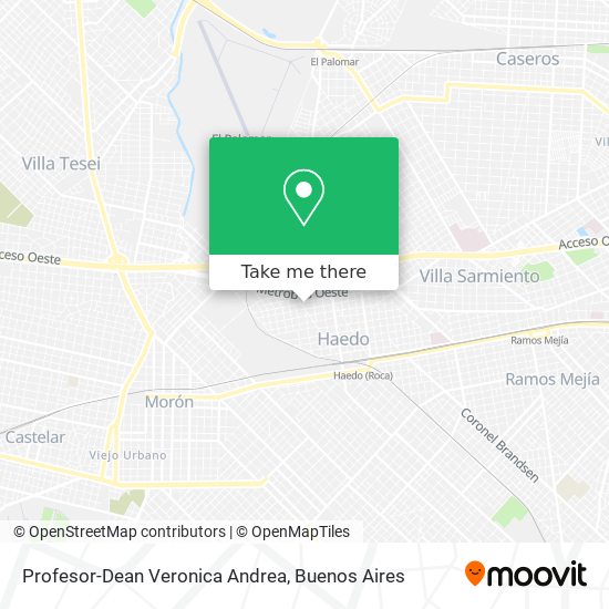 Mapa de Profesor-Dean Veronica Andrea