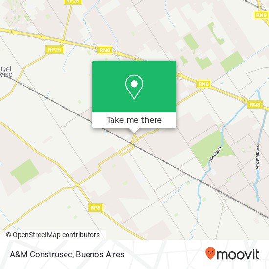 Mapa de A&M Construsec