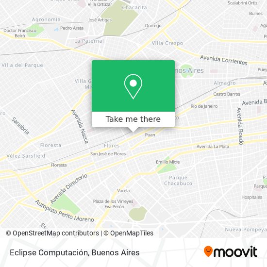 Eclipse Computación map