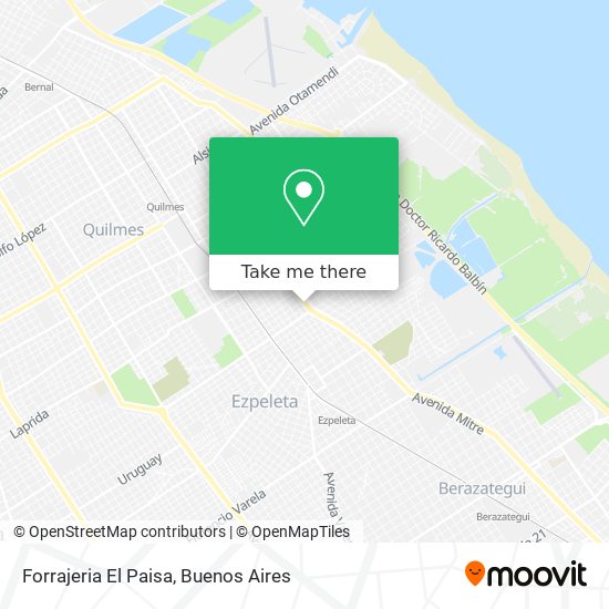 Forrajeria El Paisa map