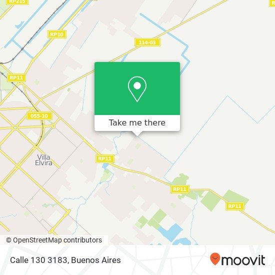 Calle 130 3183 map