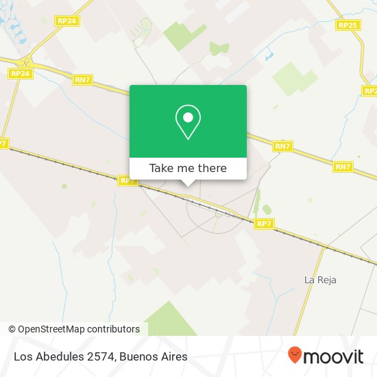 Los Abedules 2574 map