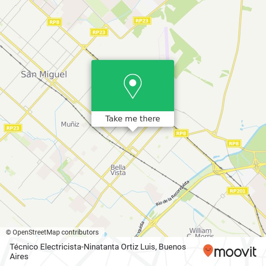 Técnico Electricista-Ninatanta Ortiz Luis map