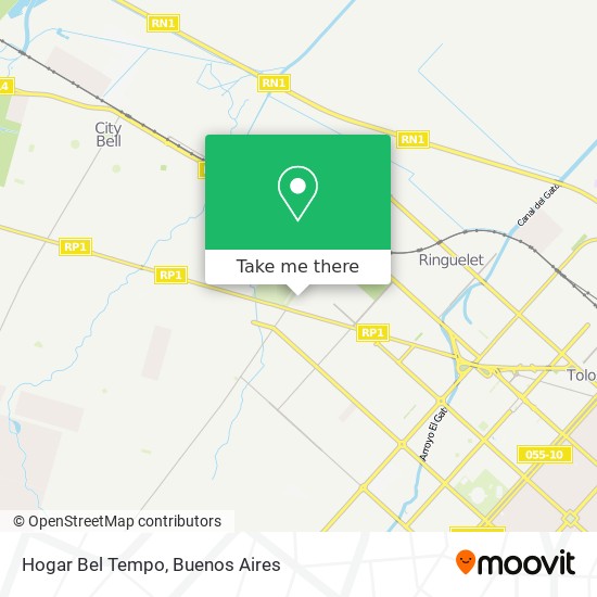 Hogar Bel Tempo map