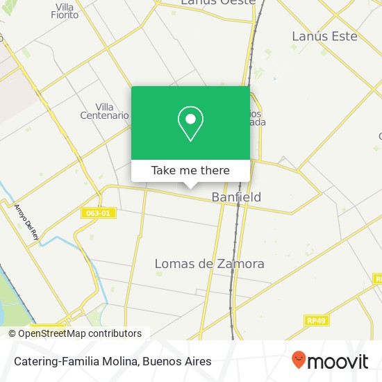 Mapa de Catering-Familia Molina
