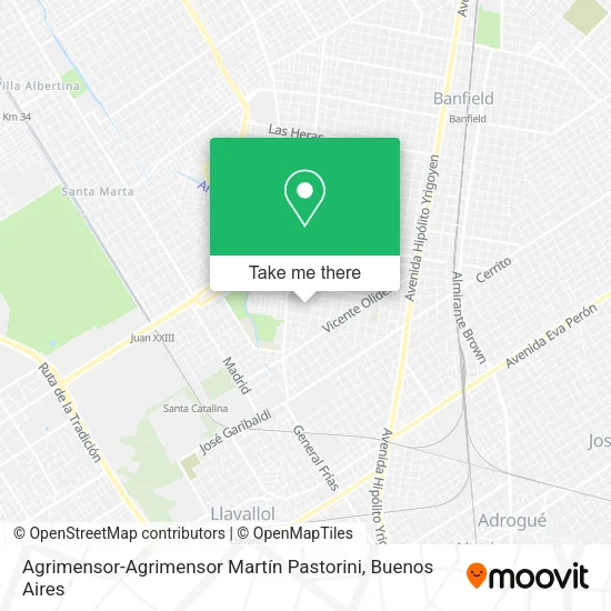 Agrimensor-Agrimensor Martín Pastorini map