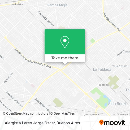 Mapa de Alergista-Lareo Jorge Oscar