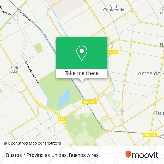 Bustos / Provincias Unidas map