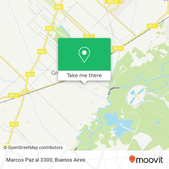 Marcos Paz al 3300 map