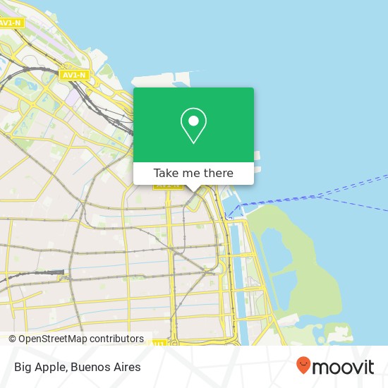 Big Apple map